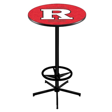 Holland Bar Stool Co 42" Black Rutgers Pub Table L216B4228Rutger